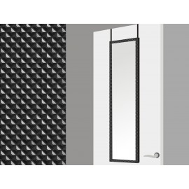 ESPELHO P/ PORTA PRETO 35 X 1,50 X 125 CM (122555)
