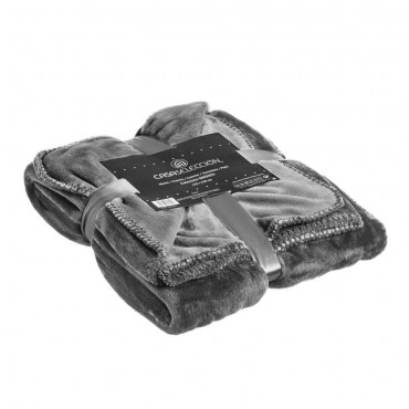 MANTA POLAR SMOOTH CINZA 125X150CM