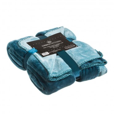 MANTA POLAR SMOOTH AZUL 125X150CM