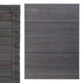 TAPETE CINZA BAMBÚ 180 X 250 CM