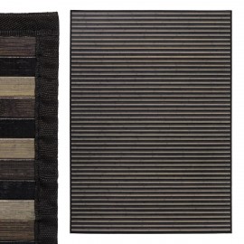 TAPETE RISCAS CINZA BAMBÚ 180 X 250 CM