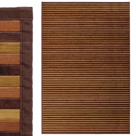 CARPETE RISCAS CASTANHO BAMBÚ 200 X 300 CM