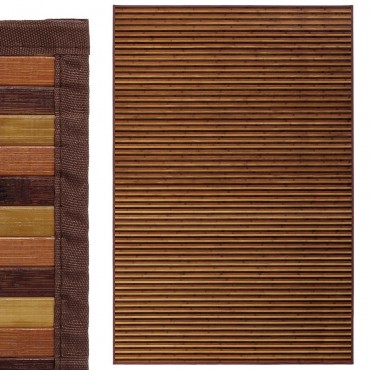 CARPETE RISCAS CASTANHO BAMBÚ 200 X 300 CM
