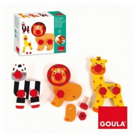 JOGO ENROSCA ANIMAIS DA SELVA GOULA
