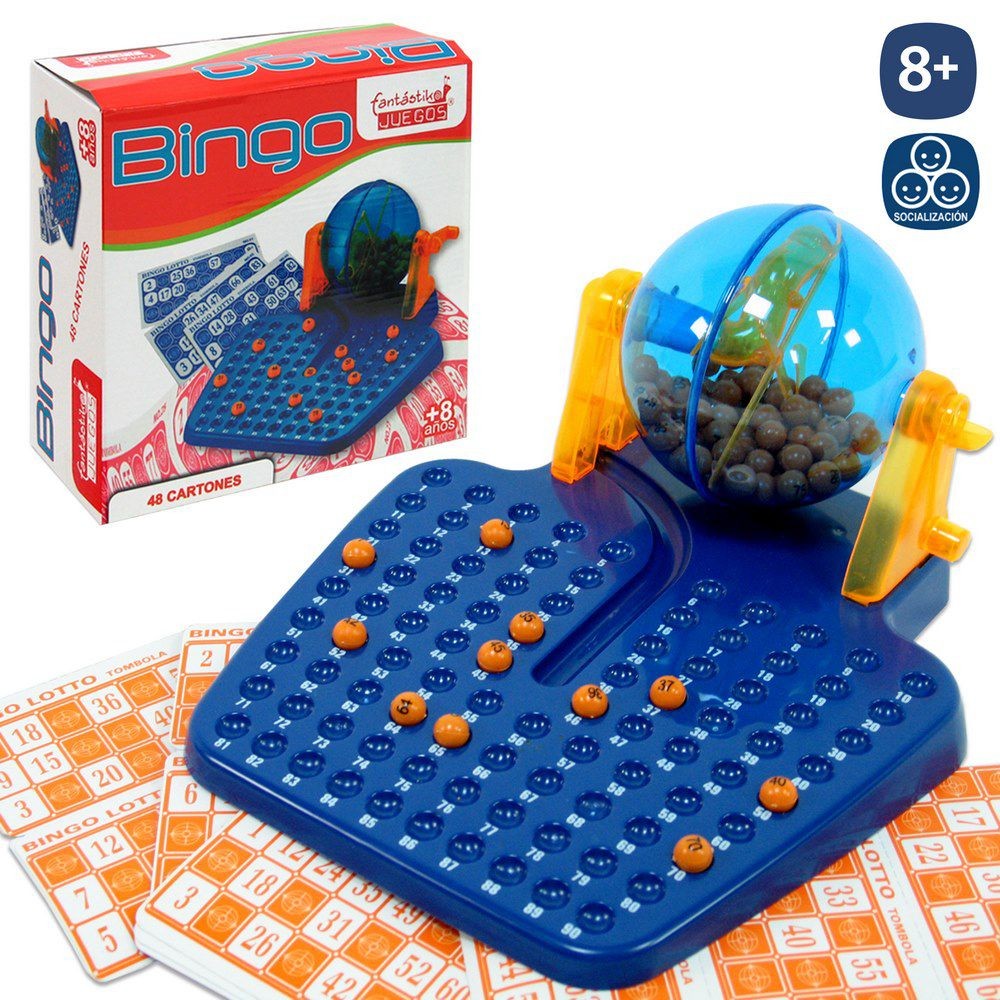 Jogo do Bingo C/ 48 Cartões e 120 Fichas