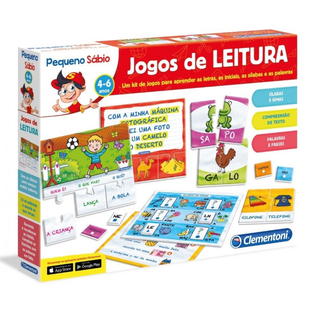 APRENDO JOGOS DE LEITURA CLEMENTONI