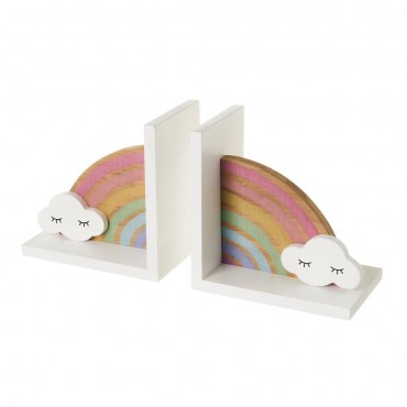 SUPORTE P/ LIVROS 32X10X16CM ARCO IRIS