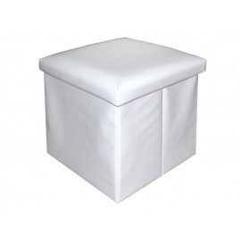 PUFF ARRUMAÇÃO 40X40X40CM BRANCO