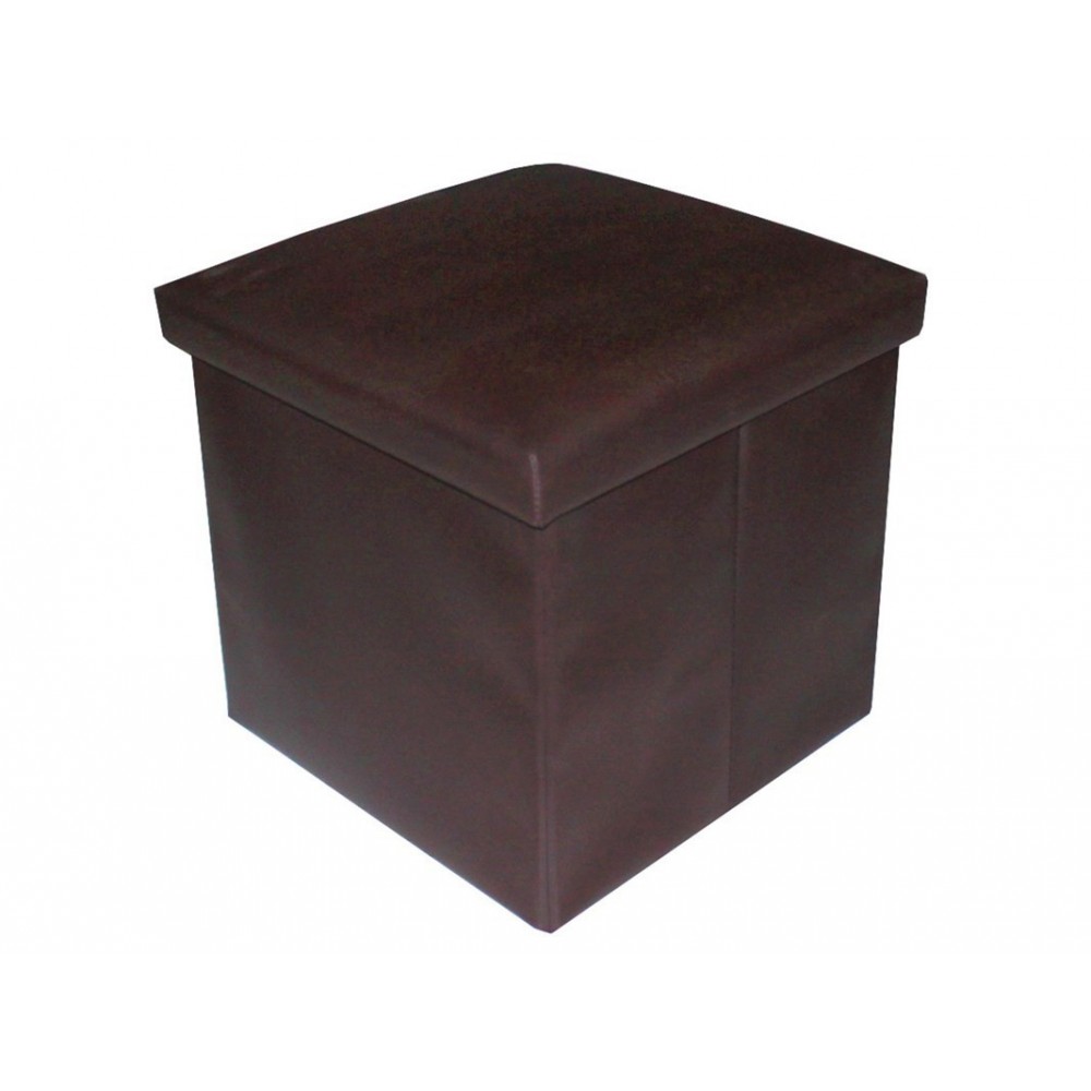 PUFF ARRUMAÇÃO 40X40X40CM CASTANHO