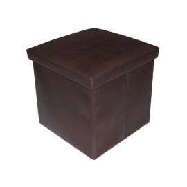 PUFF ARRUMAÇÃO 40X40X40CM CASTANHO