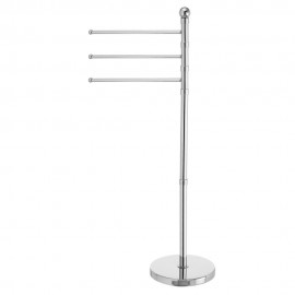 TOALHEIRO 3 BRAÇOS METAL CROMADO 66X23X91CM