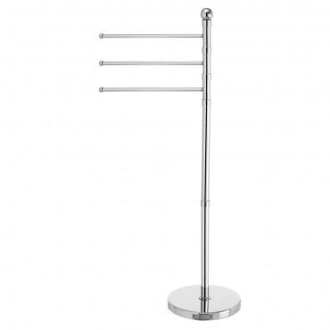 TOALHEIRO 3 BRAÇOS METAL CROMADO 66X23X91CM