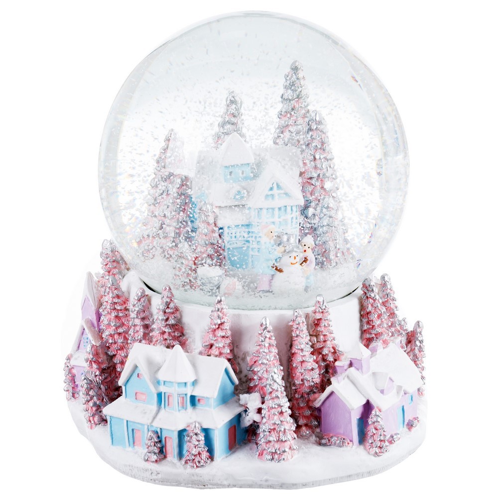 BOLA NEVE NATAL 11.5X11.5X13.2CM