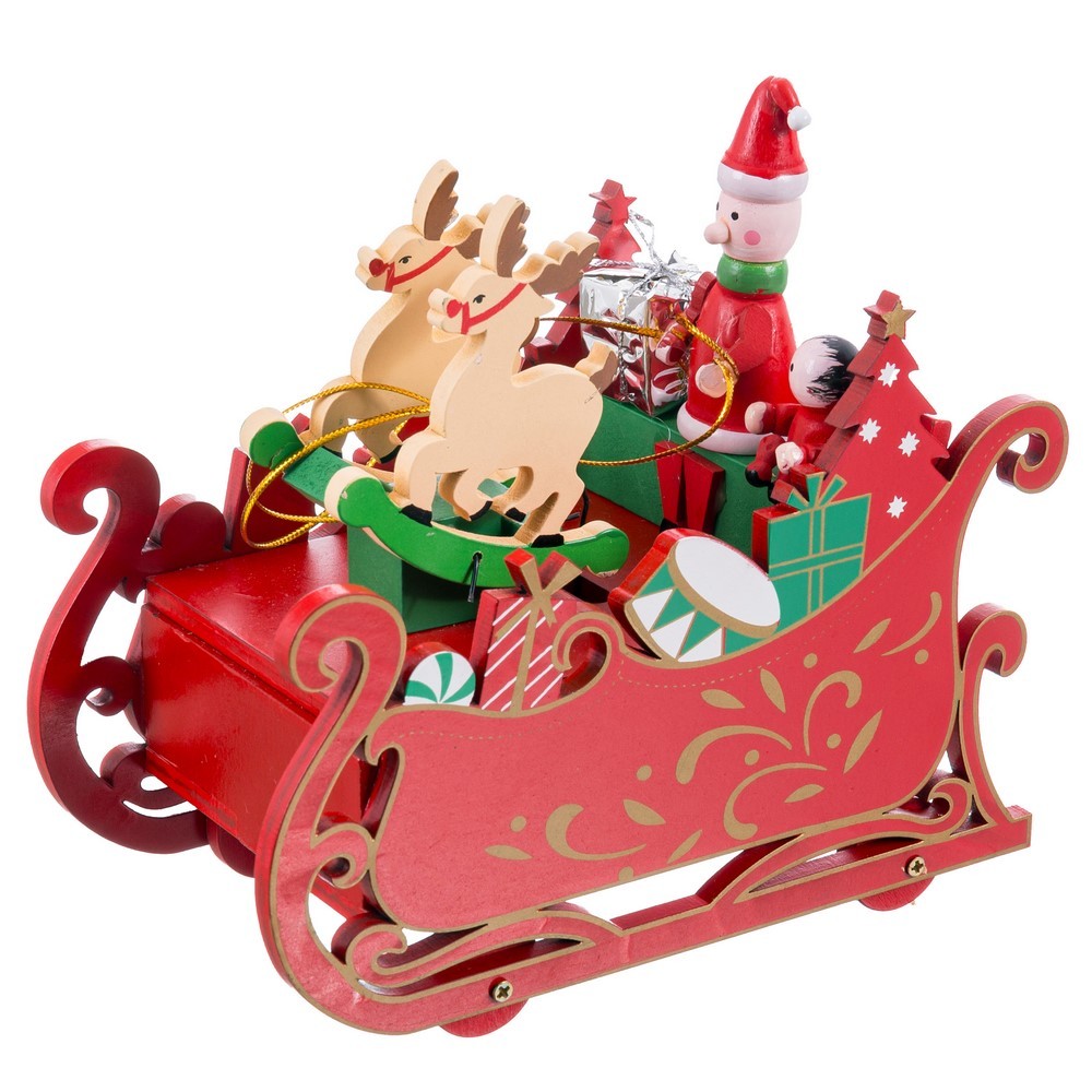 CAIXA MÚSICA TRENÓ MDF 18X9.2X16CM